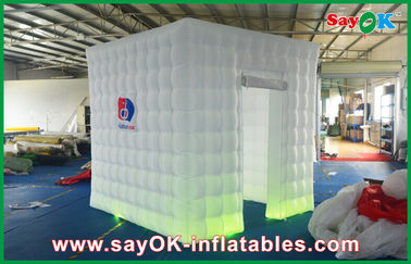 Photo Booth Decorations Led Lights Oxford Cloth Mobile Photo Booth Inflatable Eco-Friendly