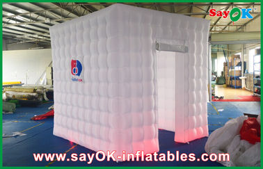 Photo Booth Decorations Led Lights Oxford Cloth Mobile Photo Booth Inflatable Eco-Friendly