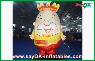Advertising Inflatable Cartoon Characters Custom Logo 5m Tall