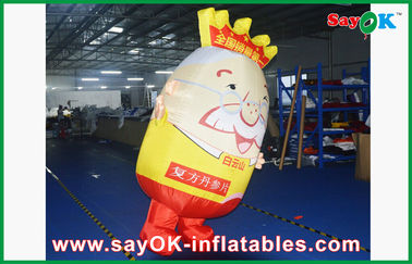 Advertising Inflatable Cartoon Characters Custom Logo 5m Tall Decorations