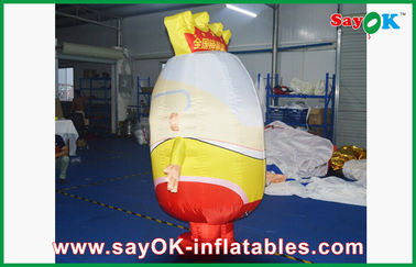 Advertising Inflatable Cartoon Characters Custom Logo 5m Tall Decorations
