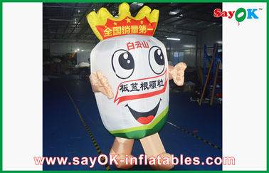 Blow Up Cartoon Characters Outdoor Cartoon Inflatable Mascot Costume Wind-Proof With Blower