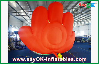 DIA 5 Meters Inflatable Palm Led Lights For Advertising Promotion