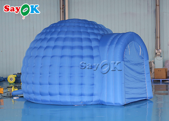 Blue Digital Inflatable Planetarium Projection Dome Tent For Indoor Active