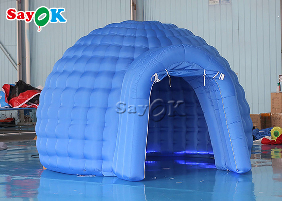Blue Digital Inflatable Planetarium Projection Dome Tent For Indoor Active