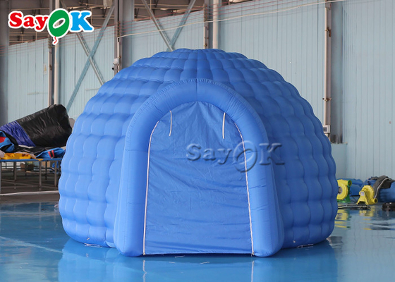 Blue Digital Inflatable Planetarium Projection Dome Tent For Indoor Active