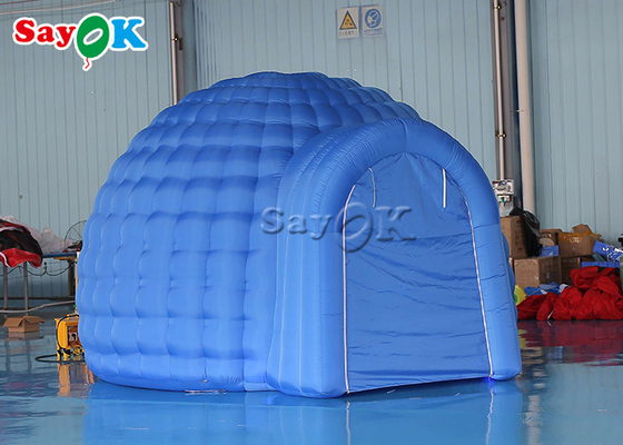 Blue Digital Inflatable Planetarium Projection Dome Tent For Indoor Active