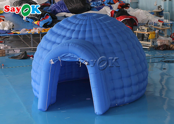 Blue Digital Inflatable Planetarium Projection Dome Tent For Indoor Active