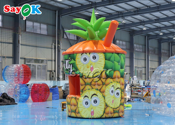 Inflatable Lawn Tent PVC Pineapple Kiosk Portable Inflatable Booth With Business Blower