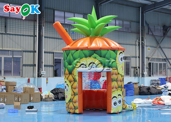Inflatable Lawn Tent PVC Pineapple Kiosk Portable Inflatable Booth With Business Blower