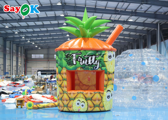 Inflatable Lawn Tent PVC Pineapple Kiosk Portable Inflatable Booth With Business Blower