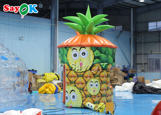 Inflatable Lawn Tent PVC Pineapple Kiosk Portable Inflatable Booth With Business Blower