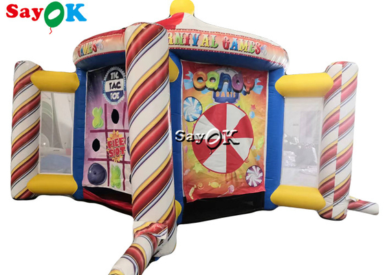 Inflatable Dart Game OEM Inflatable Carnival Game 5 In 1 For Store Outdoor Stalls