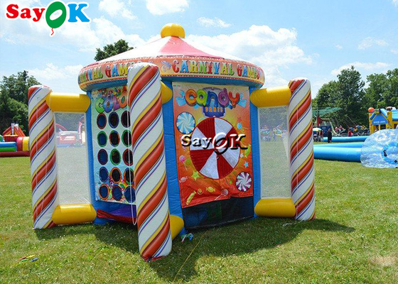 Inflatable Dart Game OEM Inflatable Carnival Game 5 In 1 For Store Outdoor Stalls