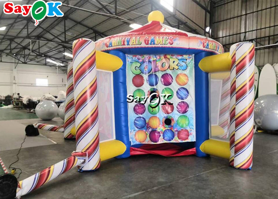 Inflatable Dart Game OEM Inflatable Carnival Game 5 In 1 For Store Outdoor Stalls
