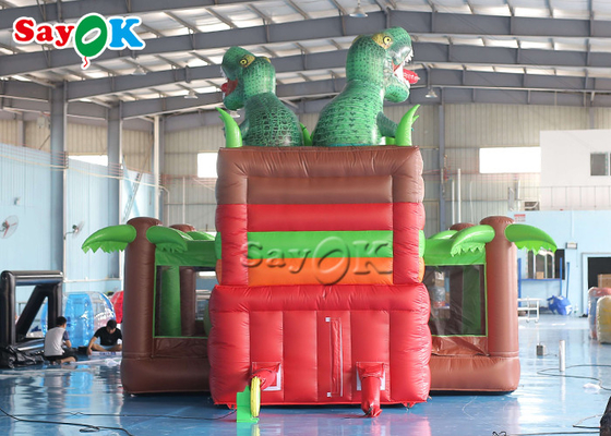 Kids Inflatable Bounce Amusement Park Dinosaur Theme Bouncy Castle