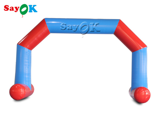Red Blue PVC Tarp Inflatable Entrance Arch For Event Advertising