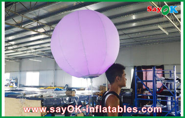 80cm DIA Inflatable Backpack Ball Lighting Nylon Cloth Windproof For Advertising