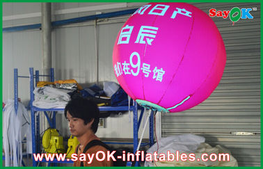0.8m DIa Inflatable Advertising Backpack Ball With Nylon Cloth