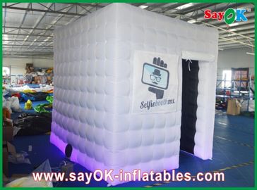 Wedding Photo Booth Hire White Inflatable Photo Booth Enclosure Led Lights For Wedding Party