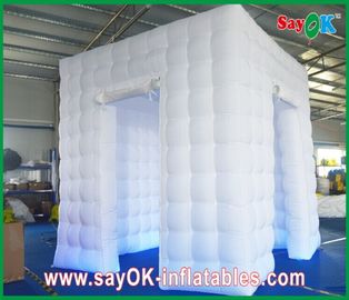 Photo Booth Wedding Props Oxford Cloth Inflatable Photo Booth , Led Lighting Inflatable Photobooth Kiosk