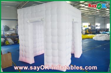 Photo Booth Wedding Props Oxford Cloth Inflatable Photo Booth , Led Lighting Inflatable Photobooth Kiosk