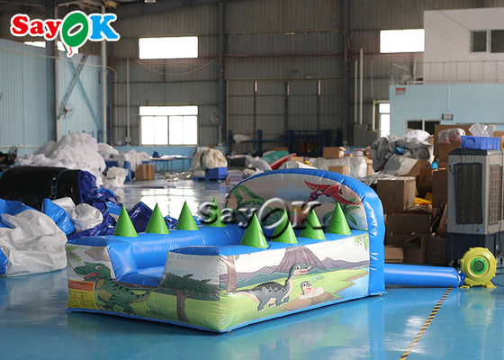 Dinosaur Themed Backyard Inflatable Ball Pit Pool With Air Blower