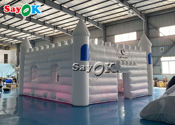 Inflatable Yard Tent Custom White Bouncy Castle Tent For Wedding Party Light Weight