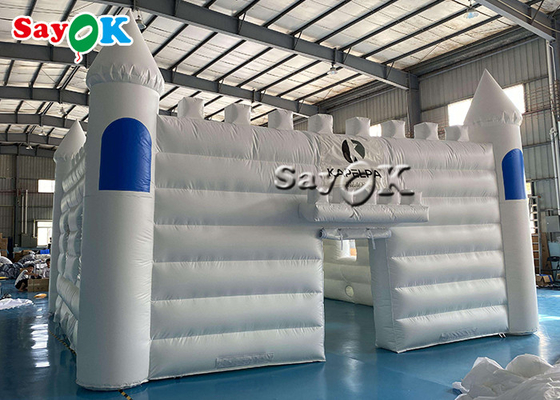 Inflatable Yard Tent Custom White Bouncy Castle Tent For Wedding Party Light Weight