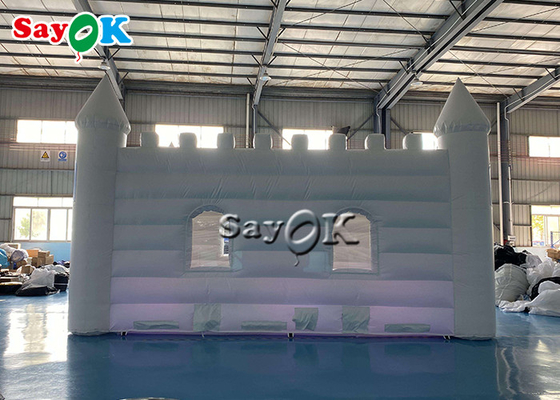 Inflatable Yard Tent Custom White Bouncy Castle Tent For Wedding Party Light Weight