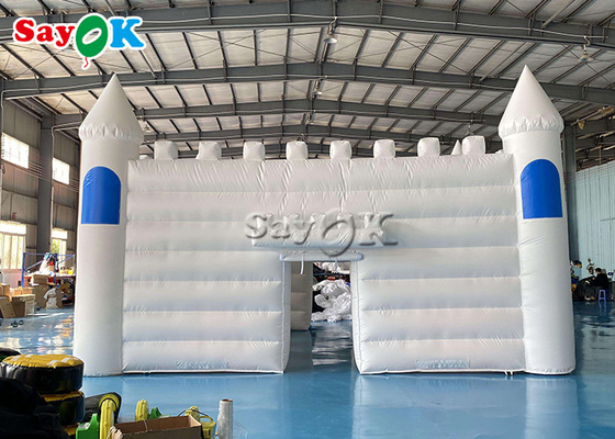 Inflatable Yard Tent Custom White Bouncy Castle Tent For Wedding Party Light Weight