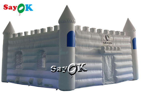 Inflatable Yard Tent Custom White Bouncy Castle Tent For Wedding Party Light Weight