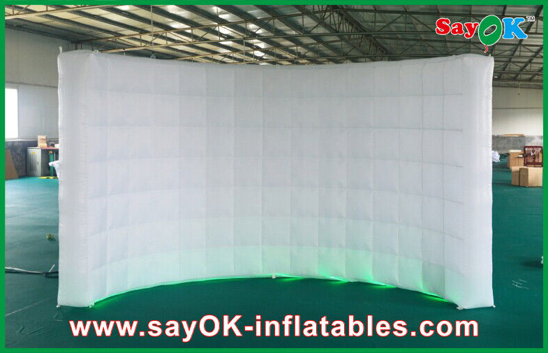 Party Decoration Inflatable Wall Durable Inflatable Air Wall Panels With Internal CE Blower , 3 X 2 X 2.3m