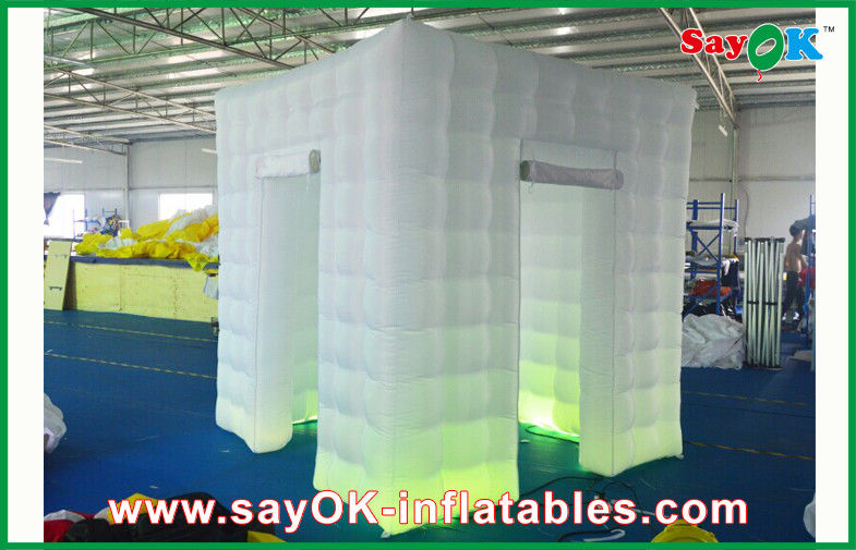 Photo Booth Decorations Led Lighting Portable Inflatable Photo Booth Cabinet For Wedding Party