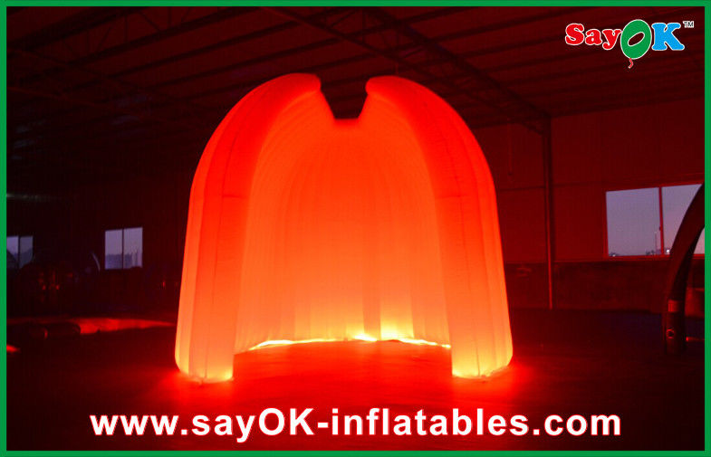 Custom Inflatable Tent Wedding Party Round Inflatable Air Tent 210D Oxford Cloth With LED Lighting