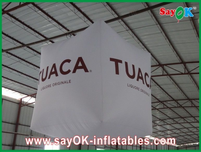 Custom PVC Inflatable Lighting Decoration Led Light Cube For Advertising