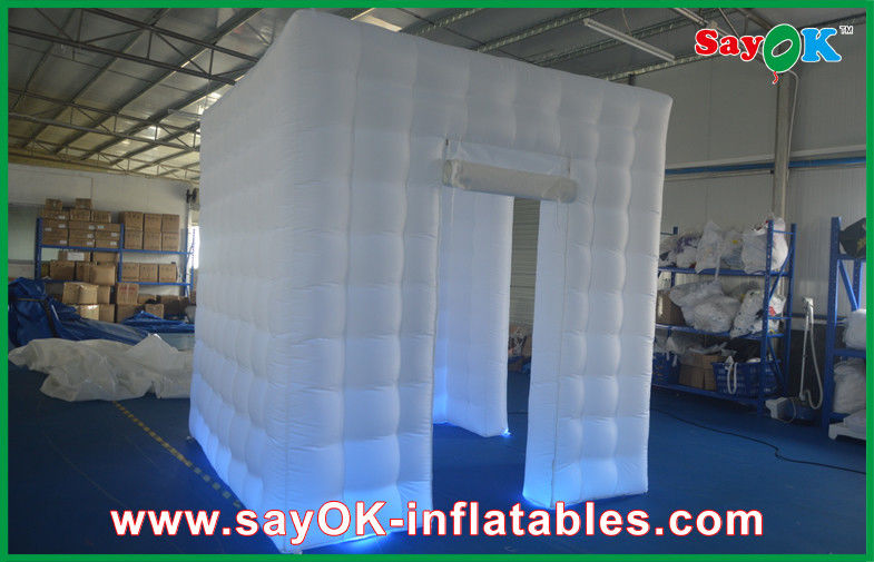 Inflatable Photobooth Hand Painting Black And White Photo Booth , Photo Booths For Parties