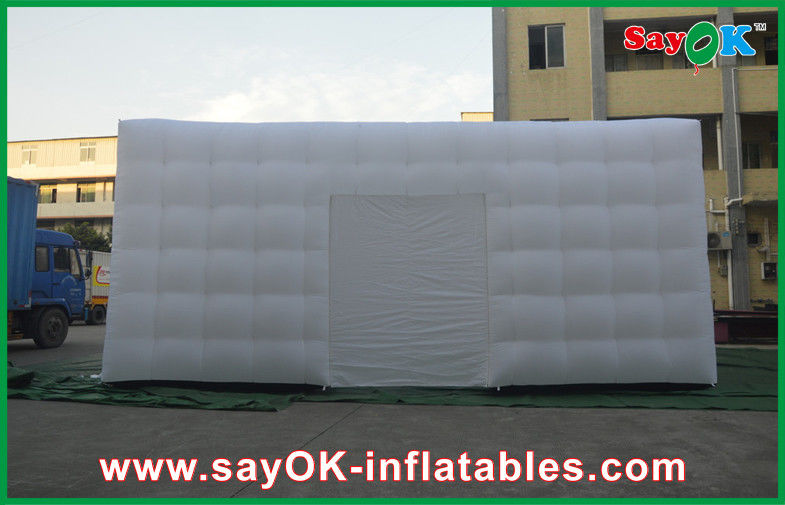 Inflatable Cube Tent Air Inflatable Tent Customized Big White Go Outdoors Inflatable Tent Cuve With Door