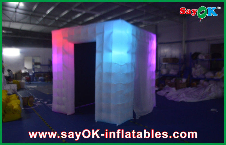 Inflatable Photo Booth Hire Durable Lighting Blow Up Photo Booth Shopping Mall For Party