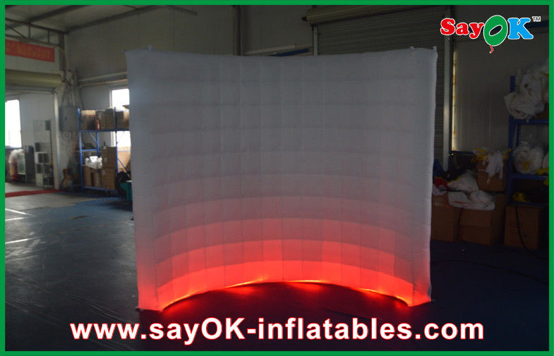 Inflatable Photo Booth Rental Air Wall White Print Inflatable Photo Booth For Commercial Event