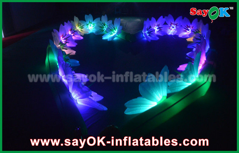 Light Up Multi Color Custom Advertising Inflatables For Stage