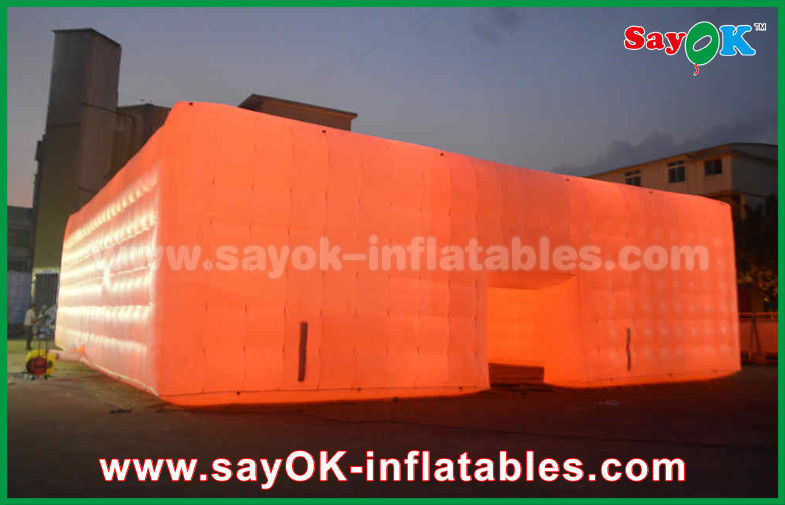 Big LED Light Inflatable Cube Tent For Sport Stadium Or Events From China Inflatable Cube Tent Factory