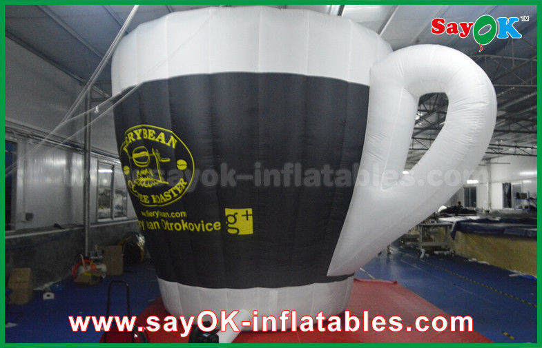 Oxford Cloth Outdoor Giant Inflatable Cup Model with Print for Promotional