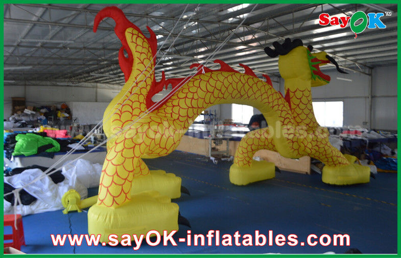 Wedding Arch Decorations 7 X 4M Inflatable Entrance Arch / Inflatable Finish Arch For Promotional