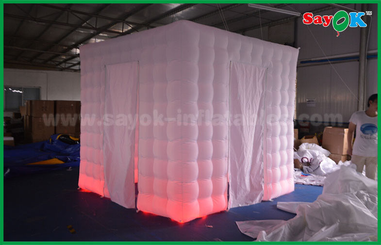 2.5m X 2.5m X 2.5m Two Doors Inflatable Photo booth Props Portable Photo Booth Tent
