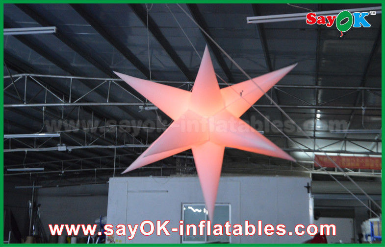 Oxford Cloth Inflatable Lighting Decoration Indoor / Outdoor Inflatable Decorations