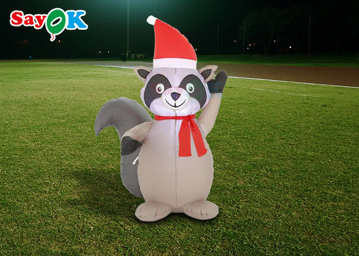 Inflatable raccoon indoor and outdoor Christmas cartoon inflatable