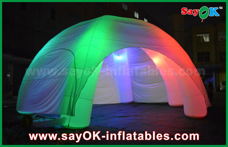Inflatable Nightclub 5 Legs LED Lighting Inflatable Spider Inflatable Dome Tent With CE / UL Blower