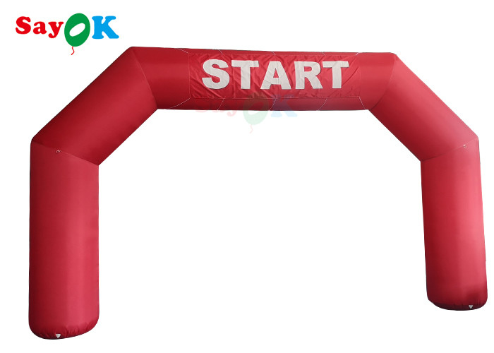 Square PVC Tarp Diamond Inflatable Entrance Arch For Wedding Event Decorations