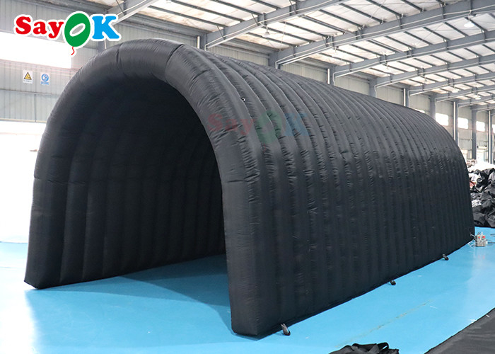 Go Outdoors Air Tent 210D Oxford  Black Inflatable Tunnel Tent Multi Function For Activities Exhibitions